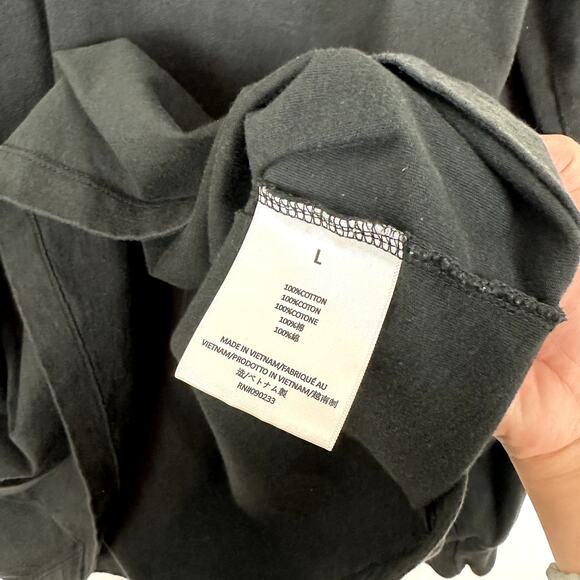 Fear of God ESSENTIALS Stretch Limo Long Sleeve Logo T-Shirt Size Large - Picture 9 of 9